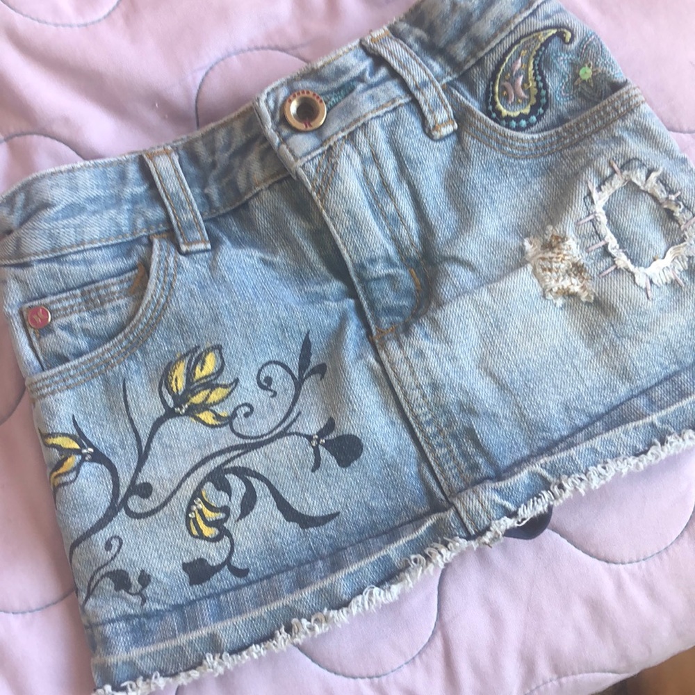 Toddler Hurley jean skirt